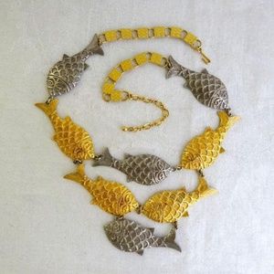 Mid Century Bib Necklace, Pauline Rader